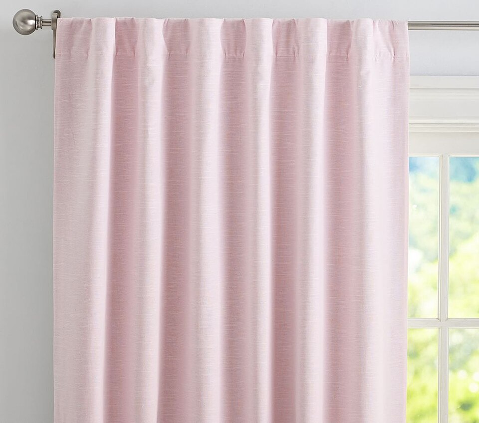 Evelyn Linen Blend Blackout Curtain