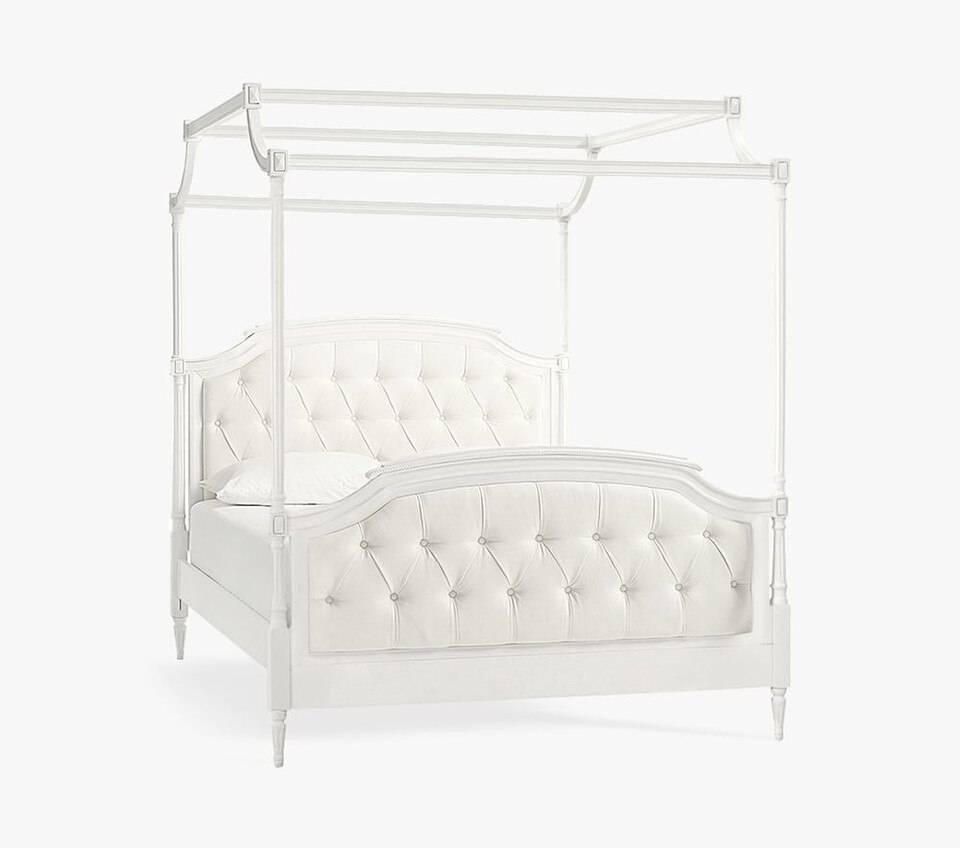 Blythe Tufted Canopy Bed