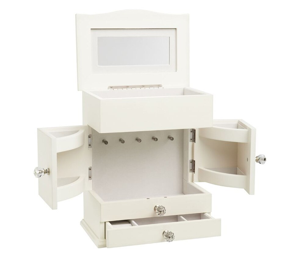White Abigail Jewellery Box Collection