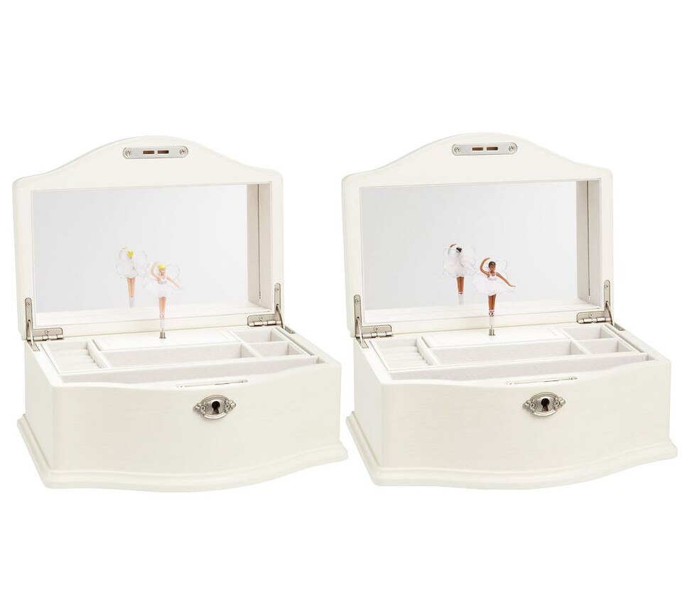 White Abigail Jewellery Box Collection