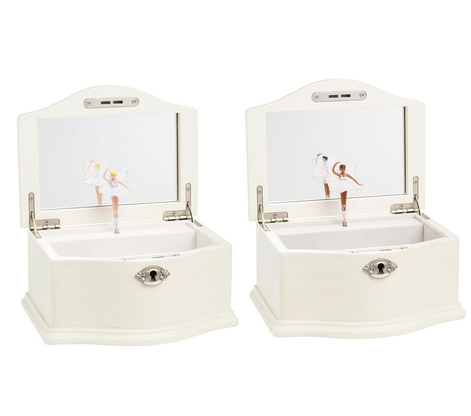 White Abigail Jewellery Box Collection