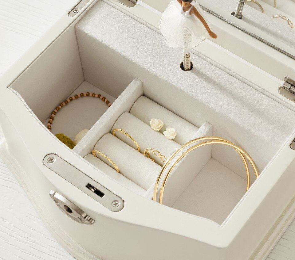 White Abigail Jewellery Box Collection