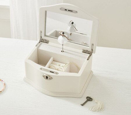 White Abigail Jewellery Box Collection Pottery Barn Kids Australia