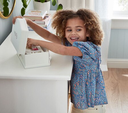 White Abigail Jewellery Box Collection