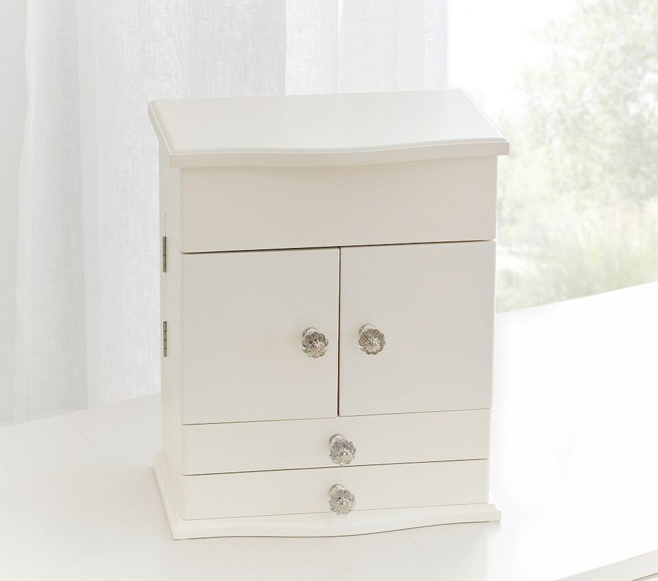 White Abigail Jewellery Box Collection