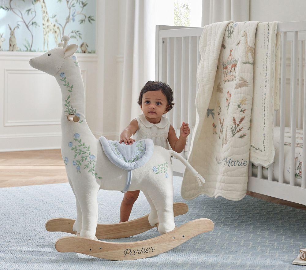 Pottery Barn Kids Giraffe Rocking Toy Giraffe Rocker Pottery Barn