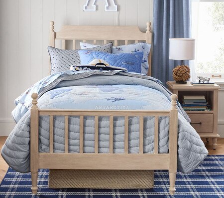 Pottery Barn Kid Boy Comforters Aeroplane Map Comforter Pillowcases