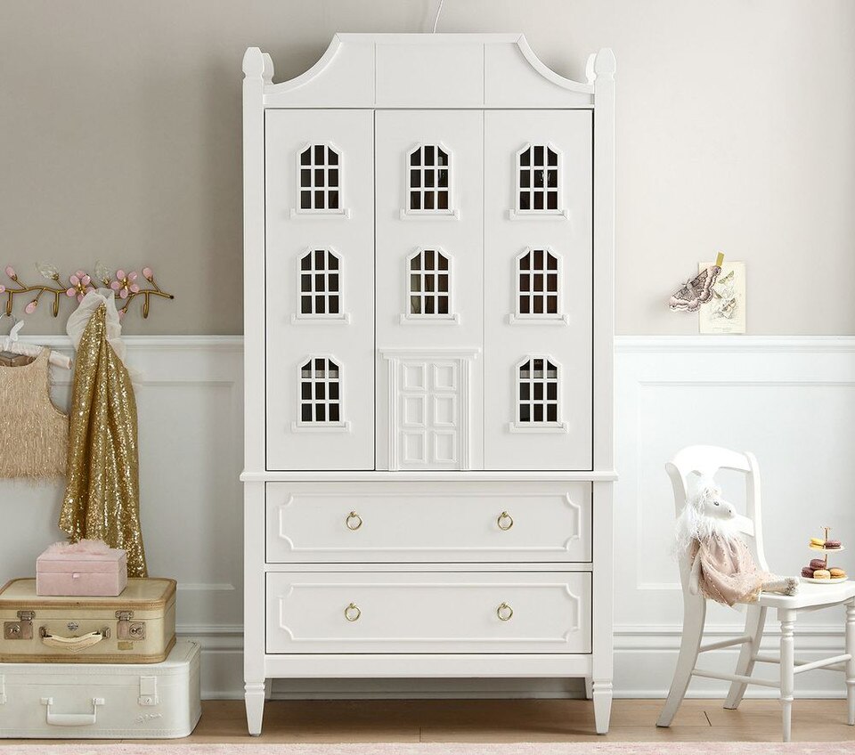 Ava Regency Dollhouse Armoire (89 cm w x 51 cm d)