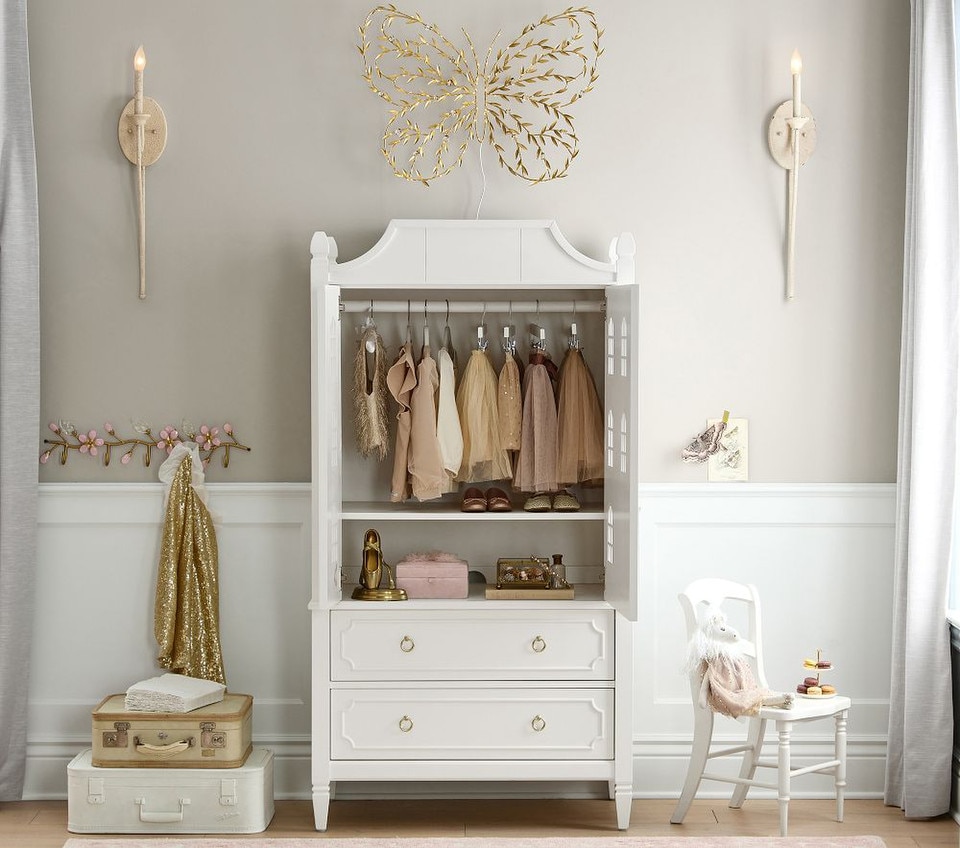 Ava Regency Dollhouse Armoire (89 cm w x 51 cm d)
