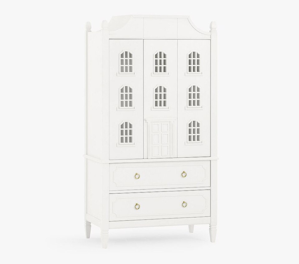 Ava Regency Dollhouse Armoire (89 cm w x 51 cm d)