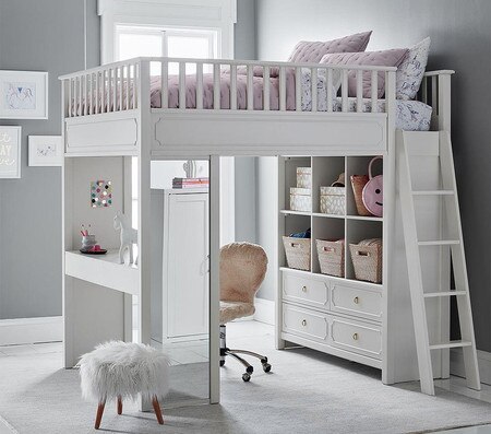Ava Regency Loft Bed Pottery Barn Kids Au, Bunk Beds With Desk In Australia