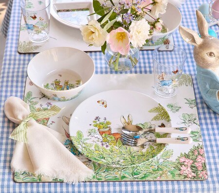 Dinnerware Set Peter Rabbit Plates Pottery Barn This Pottery Barn