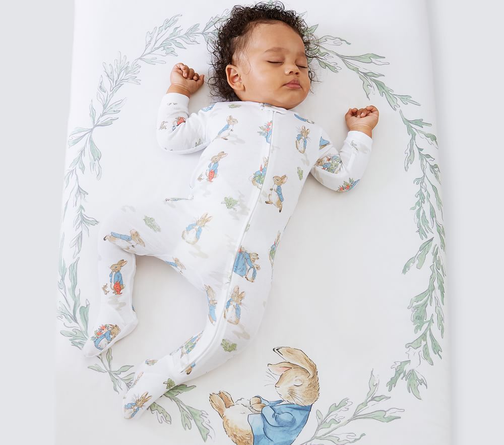 peter rabbit fitted cot sheet