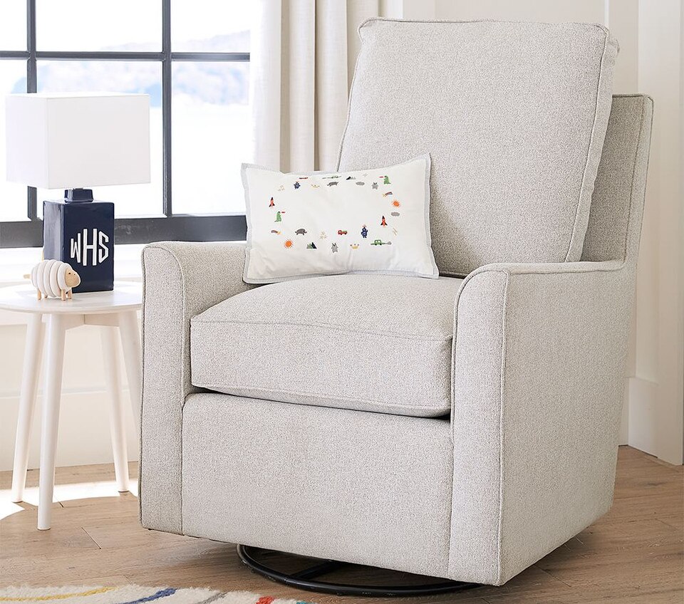 Bedford Swivel Glider & Ottoman