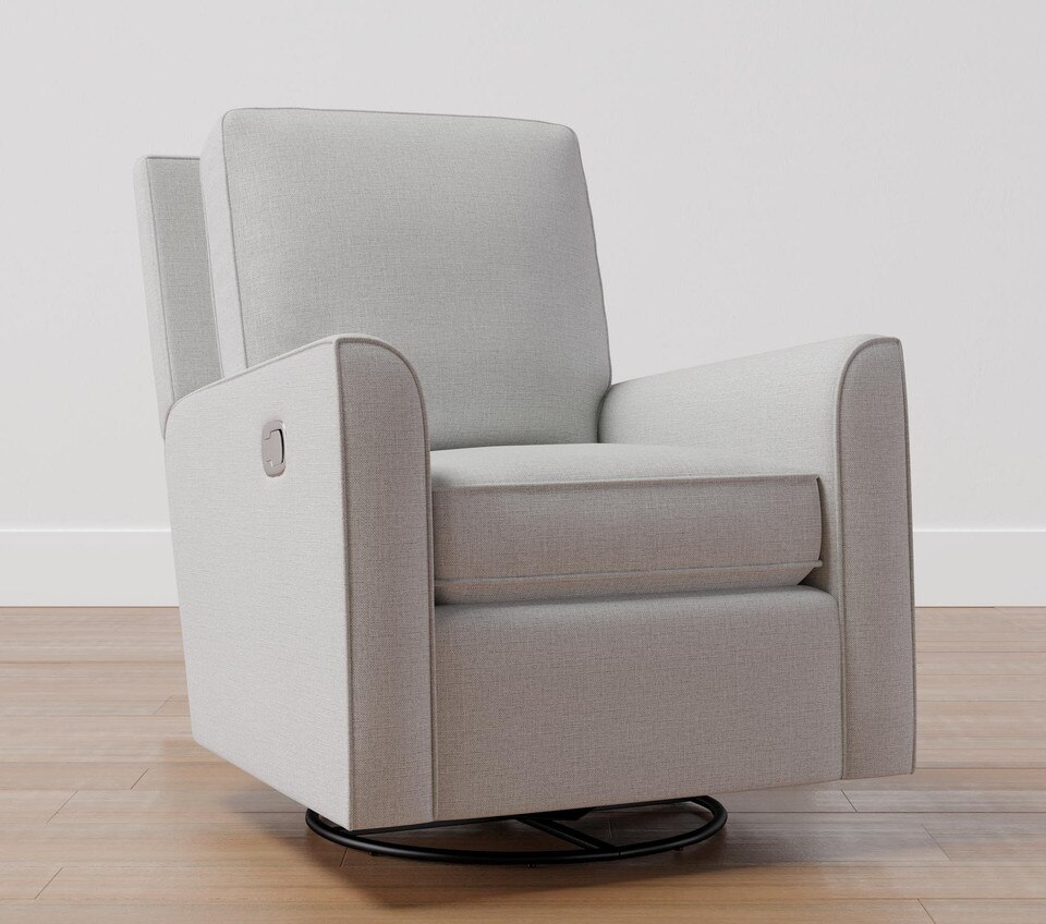 Bedford Swivel Glider & Ottoman