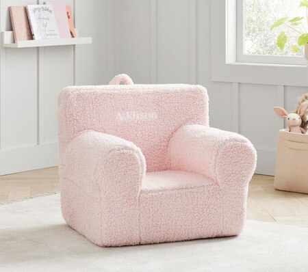 Kids Anywhere Chair®, Blush Cosy Sherpa