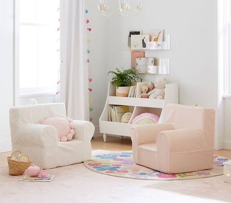 Blush With White Piping Anywhere Chair® Pottery Barn Kids Australia