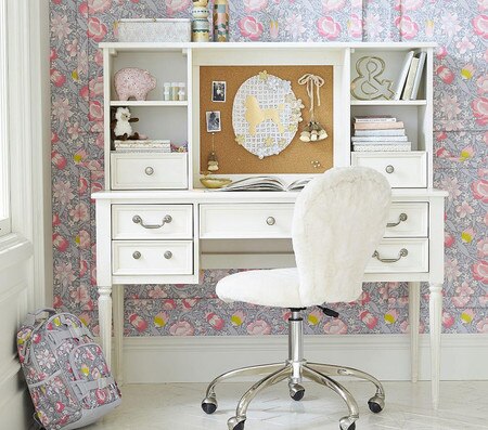 Blythe Desk Tall Hutch French White Pottery Barn Kids Au