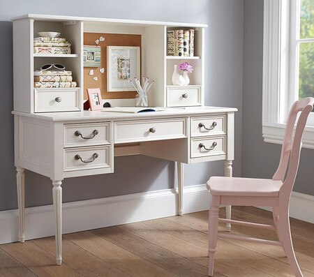 Blythe Desk Tall Hutch French White Pottery Barn Kids Au