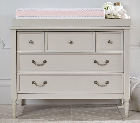 Blythe Dresser Change Table Topper Vintage Grey Pottery Barn