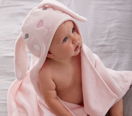 Bunny Baby Bath Wrap Pottery Barn Kids Australia
