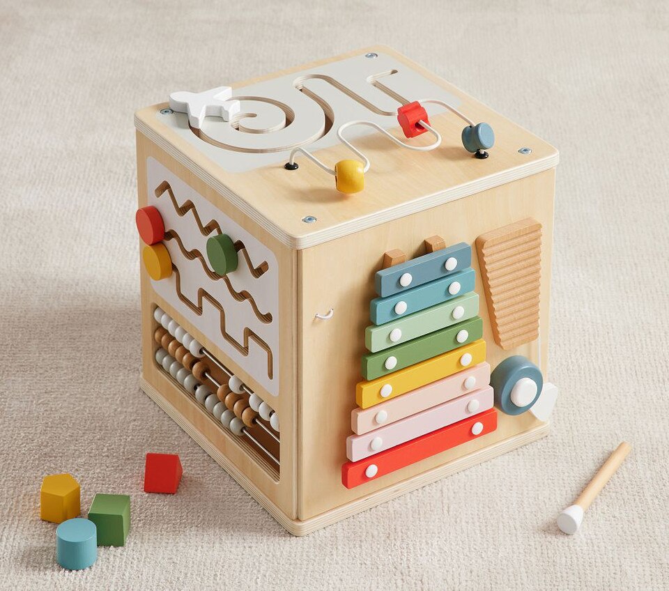 Wooden Busy Cube