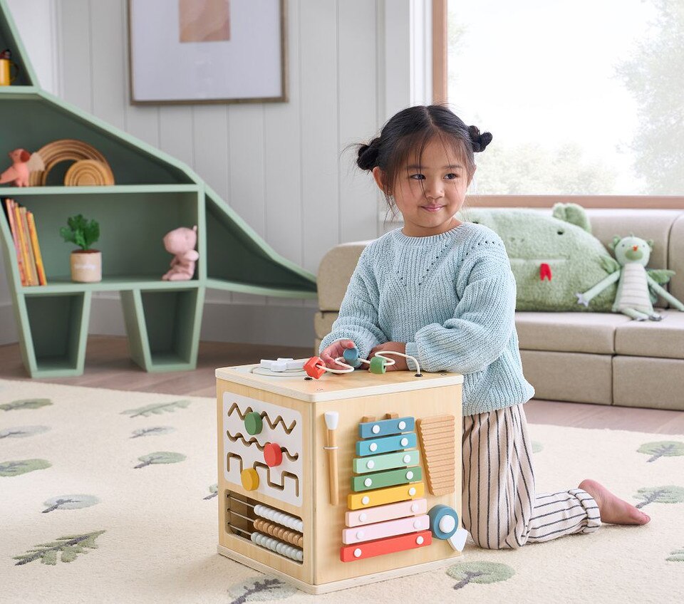 Wooden Busy Cube