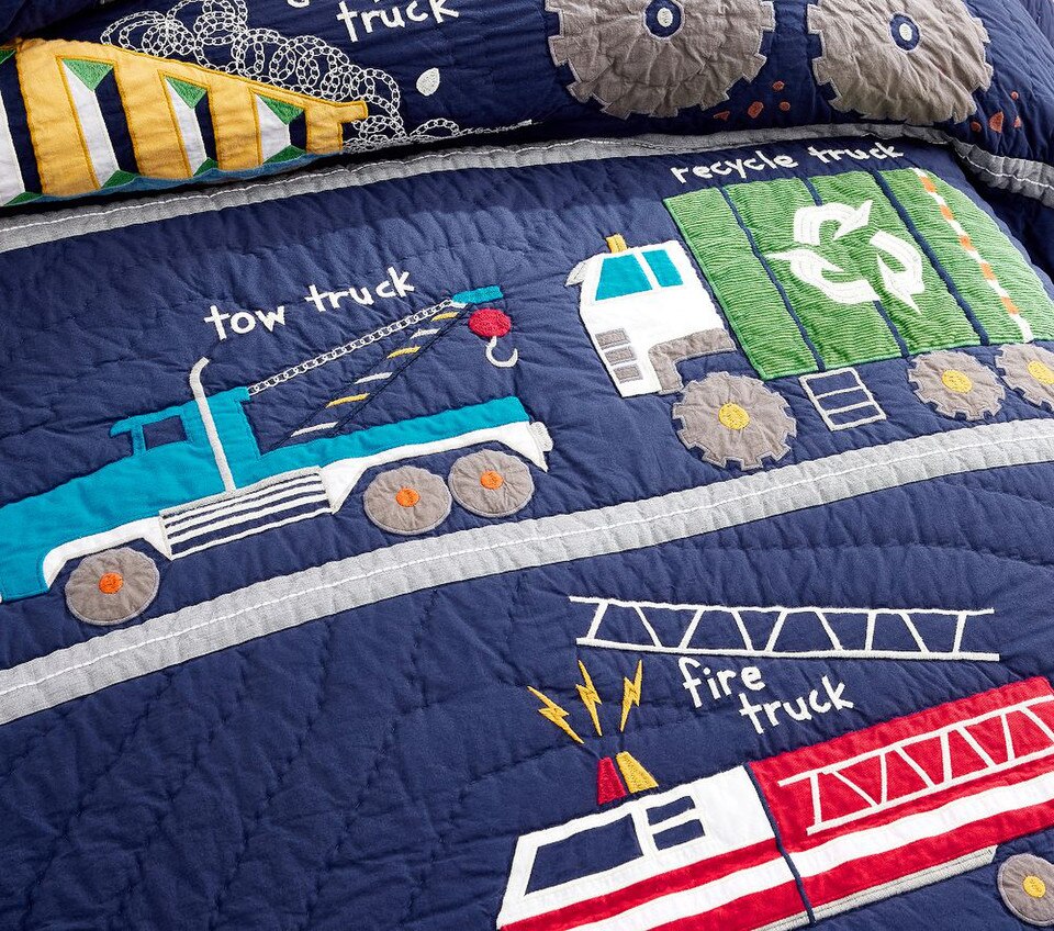 Busy Trucks Comforter & Pillowcases