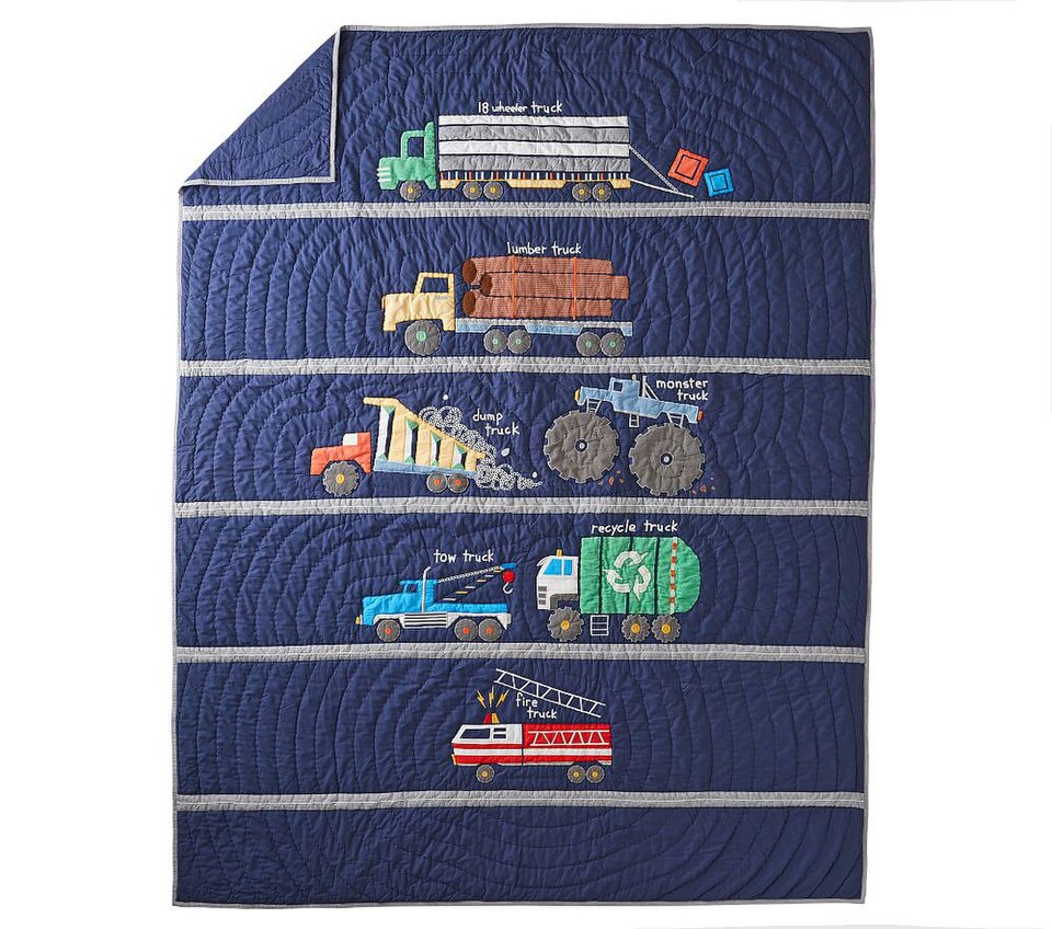Busy Trucks Comforter & Pillowcases