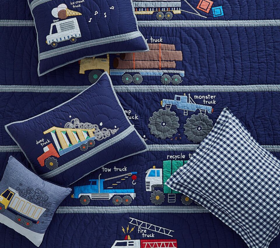 Busy Trucks Comforter & Pillowcases