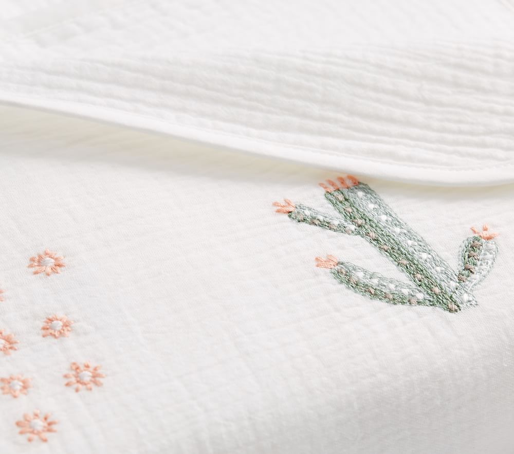 cactus muslin blanket