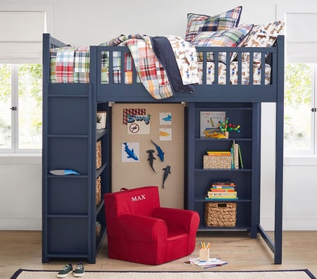 Camp Loft Bed Pottery Barn Kids Au Camp Loft Bed Pottery Barn Kids Au, Bunk Beds With Desk In Australia
