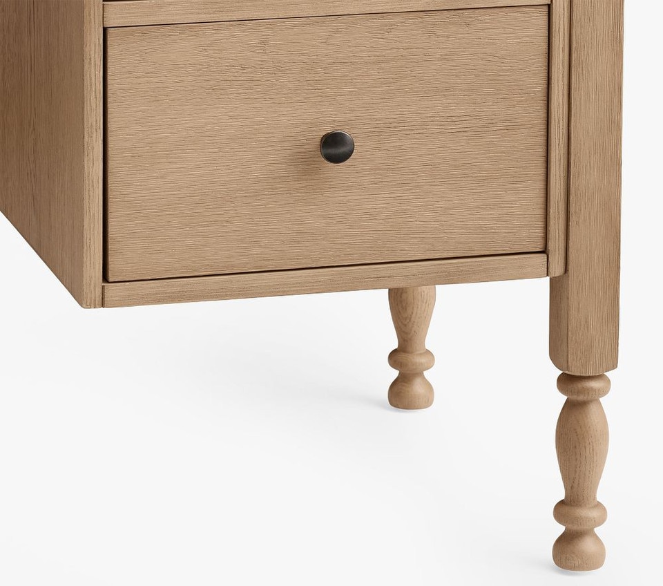 Catalina Storage Desk & Hutch (114 cm)