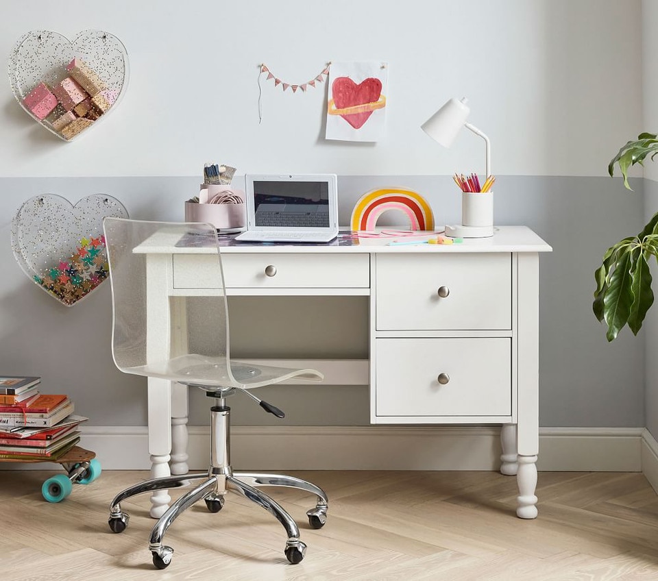 Catalina Storage Desk & Hutch (114 cm)
