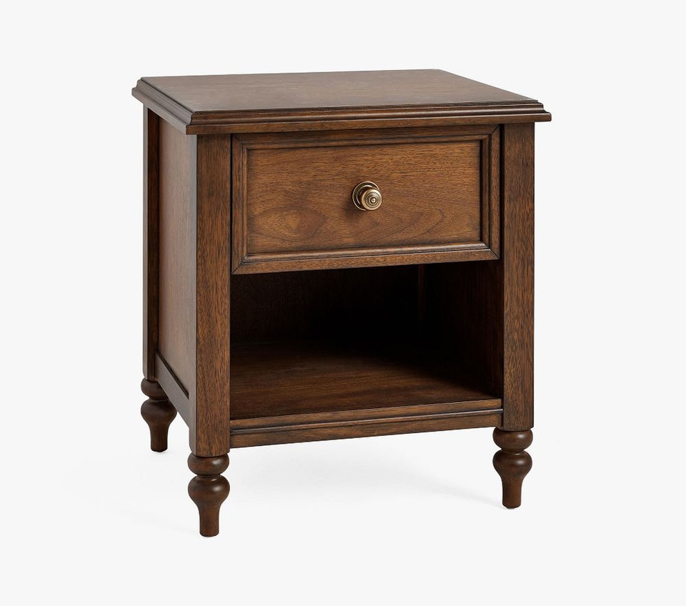Chris Loves Julia Turned Wood Bedside Table