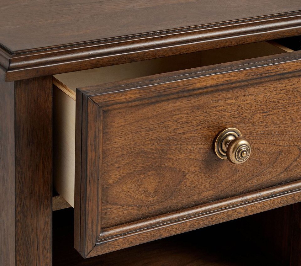 Chris Loves Julia Turned Wood Bedside Table