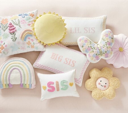 Daisy Face Cushion Pottery Barn Kids AU