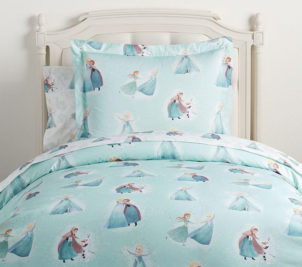 frozen cot bed bedding