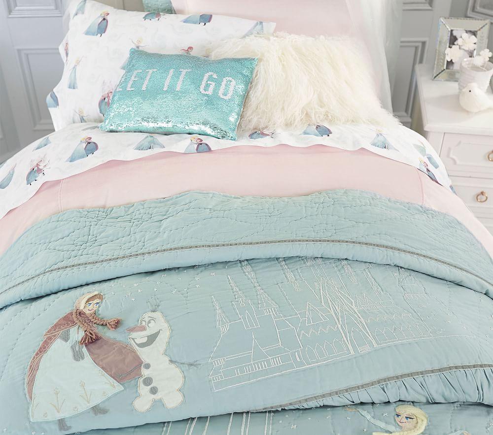 frozen cot bed bedding