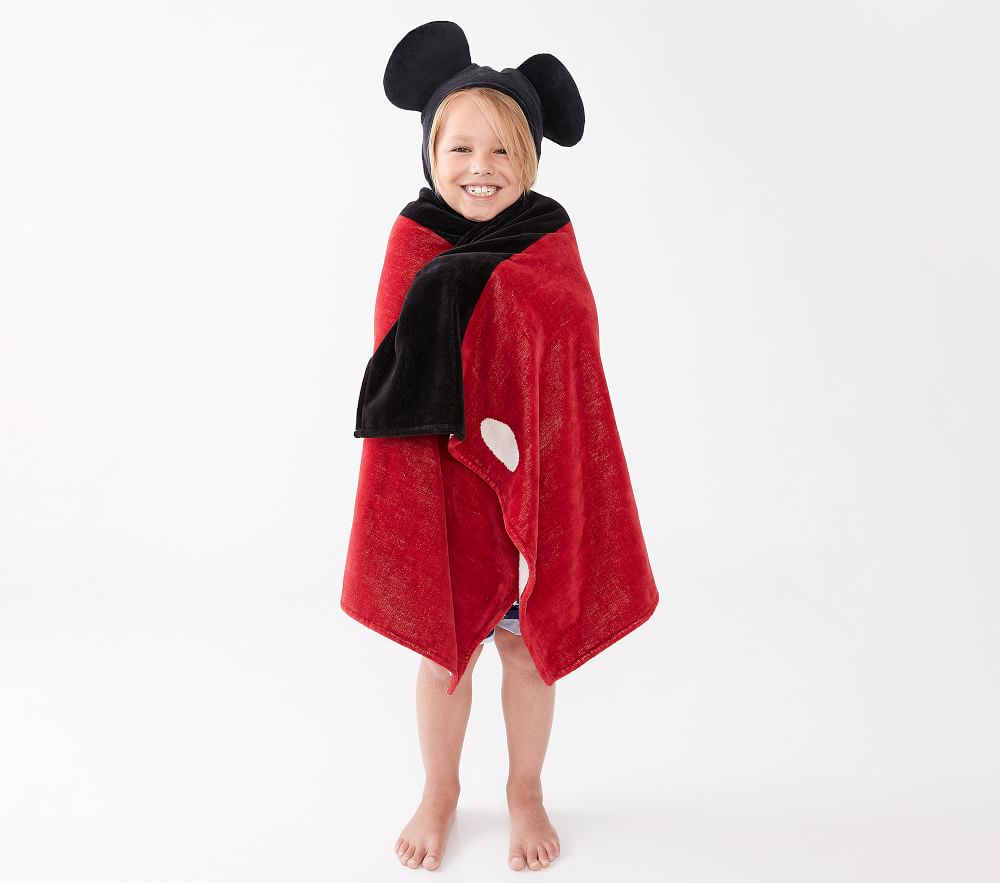 mickey mouse poncho towel