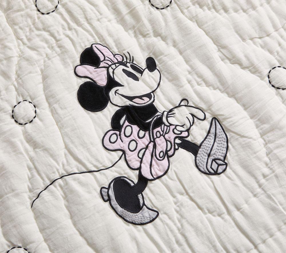 Vintage Biederlack Minnie Mouse Blanket Baby Minnie Mouse Pink