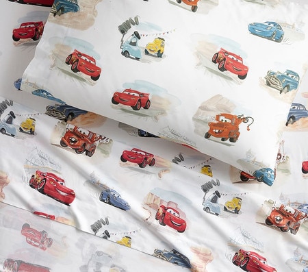 Disney and Pixar Cars Organic Sheet Set Pillowcases