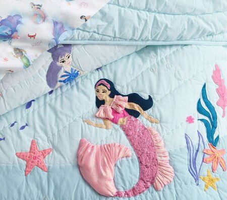 Disney The Little Mermaid Comforter Pillowcases - Main Image