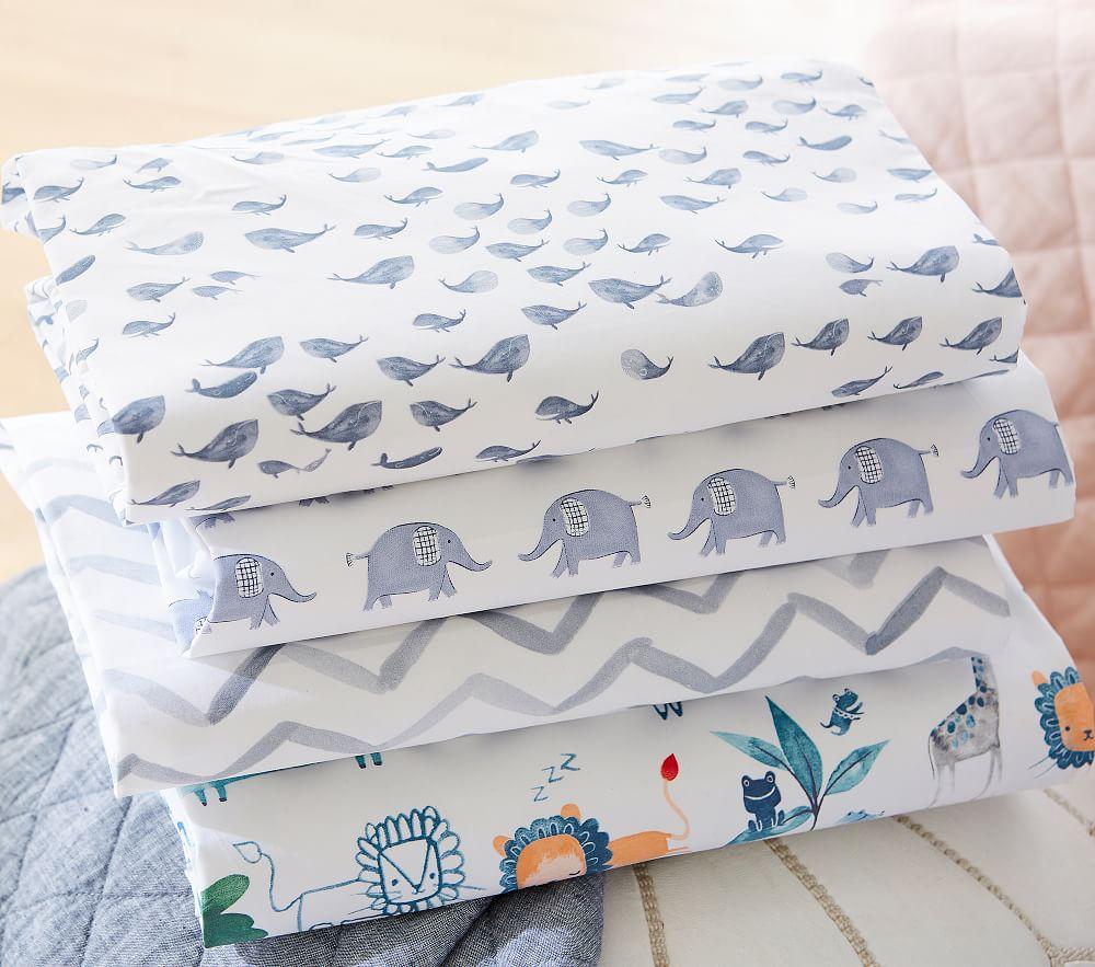 linen fitted cot sheet