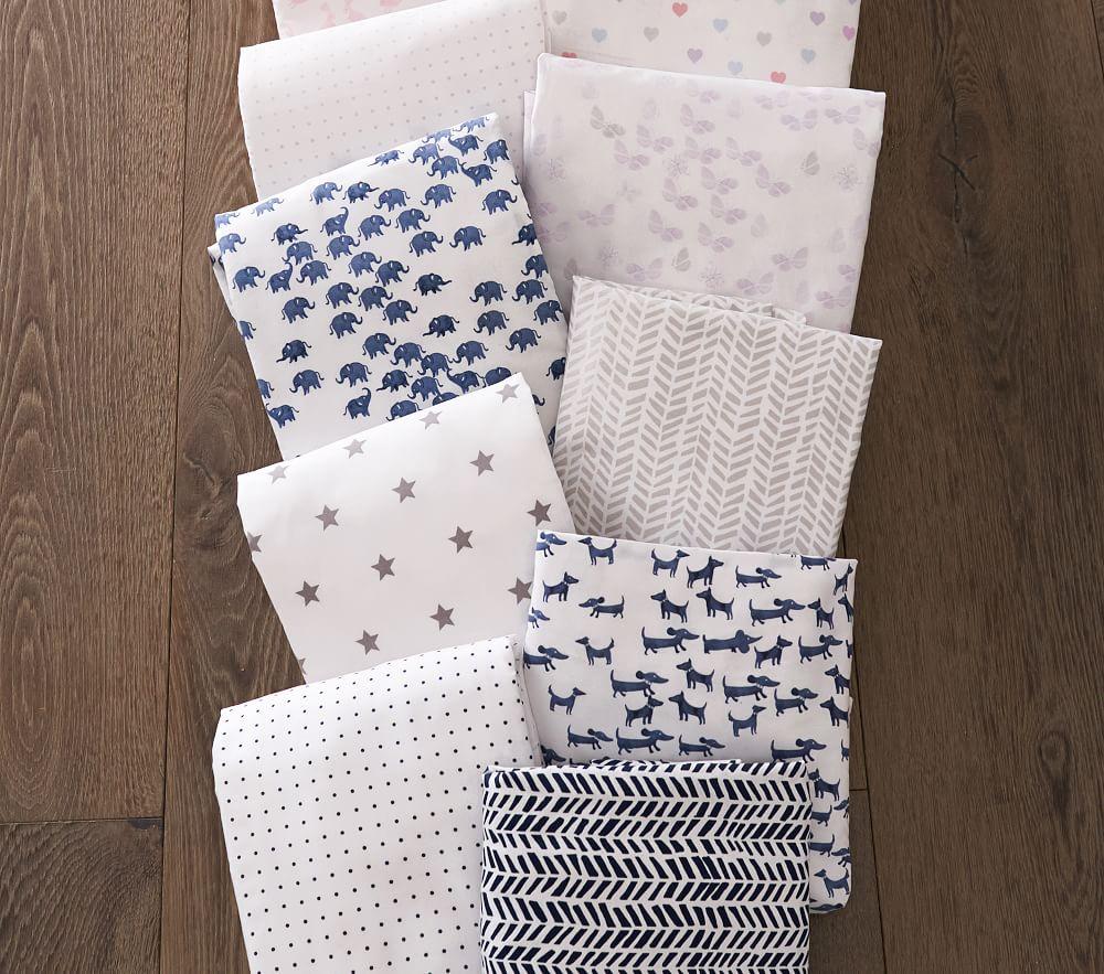paw print crib sheets