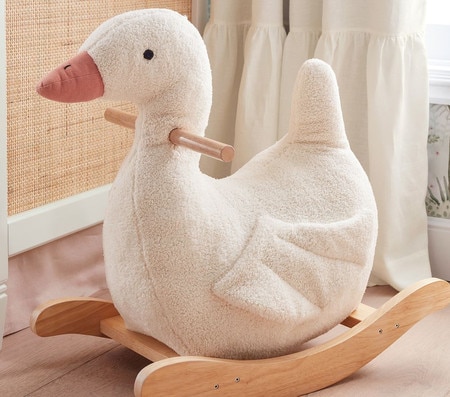 Duckling Plush Nursery Rocker Pottery Barn Kids AU