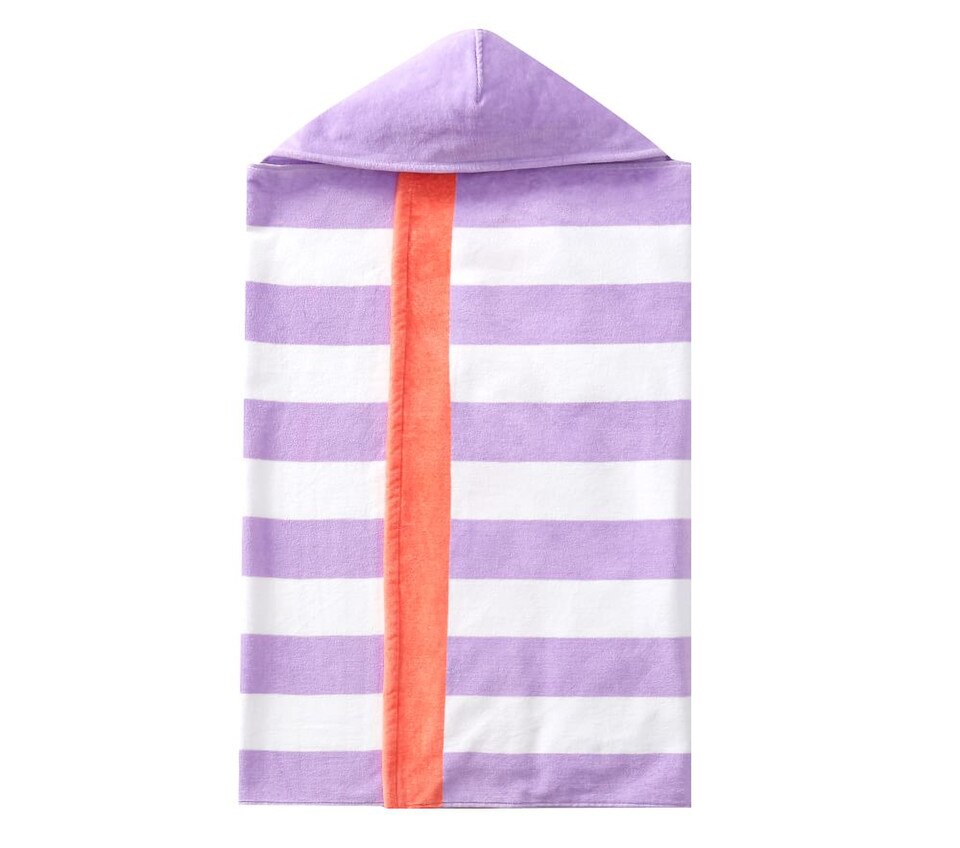 Flamingo Stripe Kids Beach Wrap