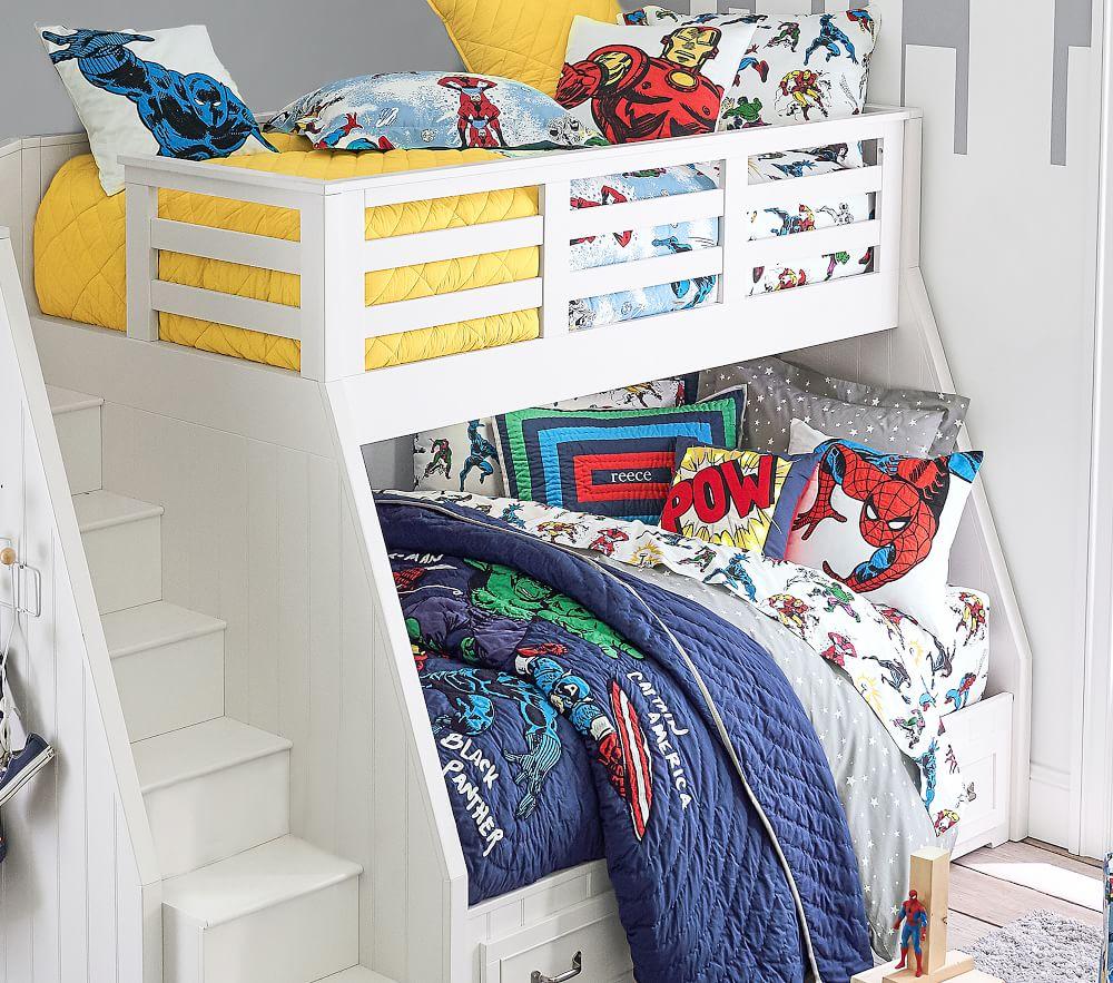 marvel cot bed bedding