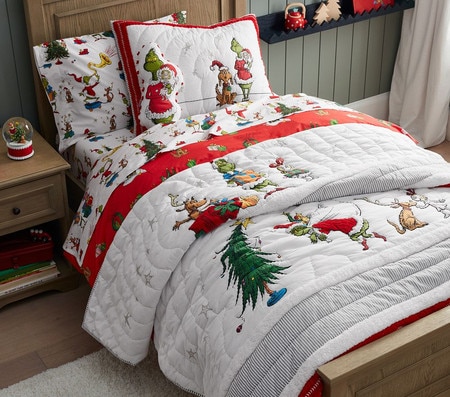 Seuss's The Grinch™ Comforter Pillowcases Pottery Barn
