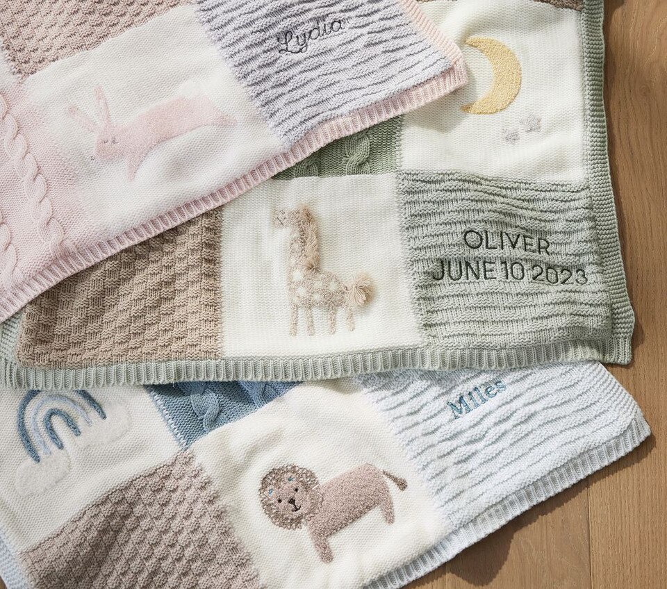Heirloom Animals Baby Blanket Collection